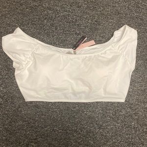Victoria Secret white swim suit top.